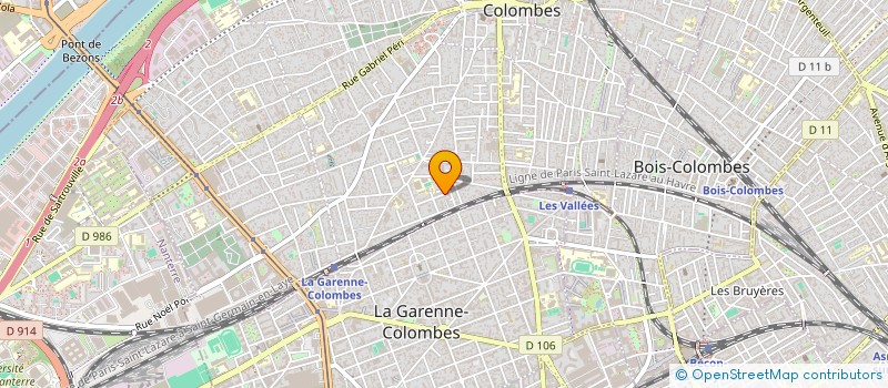 localisation de l'entreprise MONSIEUR PAUL OULES  COLOMBES