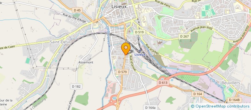localisation de l'entreprise MONSIEUR PAUL PACINI à LISIEUX