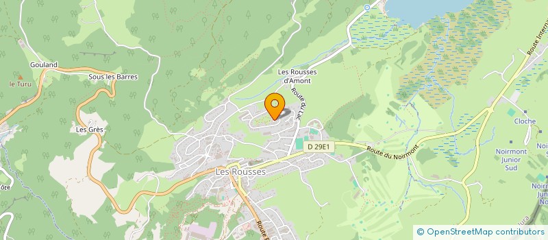 localisation de l'entreprise MONSIEUR PAUL PAGET-GOY  LES ROUSSES