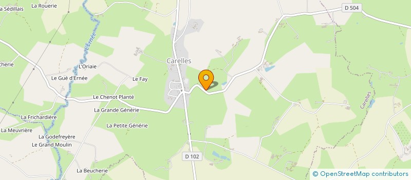 localisation de l'entreprise MONSIEUR PAUL PAILLARD  CARELLES