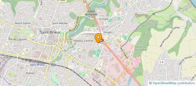 localisation de l'entreprise MONSIEUR PAUL PAILLARDON à SAINT-BRIEUC