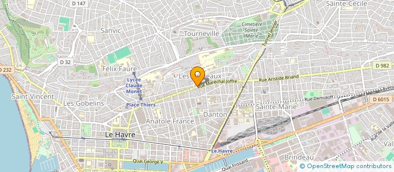 localisation de l'entreprise MONSIEUR PAUL PALFRAY  LE HAVRE