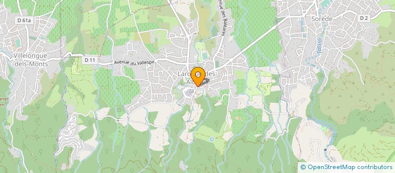 localisation de l'entreprise MONSIEUR PAUL PALLE  SAINT-GENIS-DES-FONTAINES