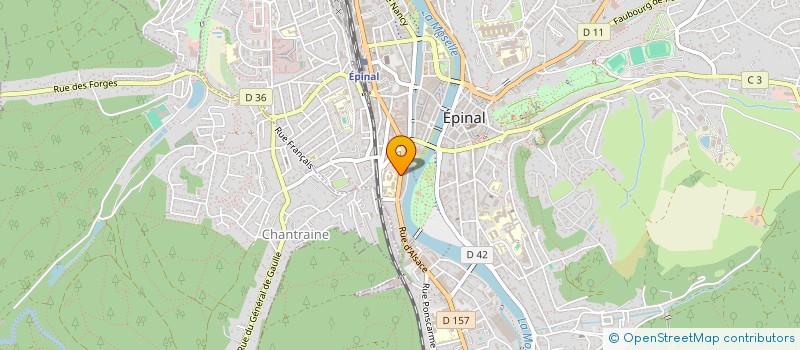 localisation de l'entreprise MONSIEUR PAUL PANI à EPINAL