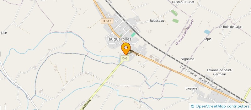 localisation de l'entreprise MONSIEUR PAUL PAQUIOT  GRATELOUP SAINT GAYRAND