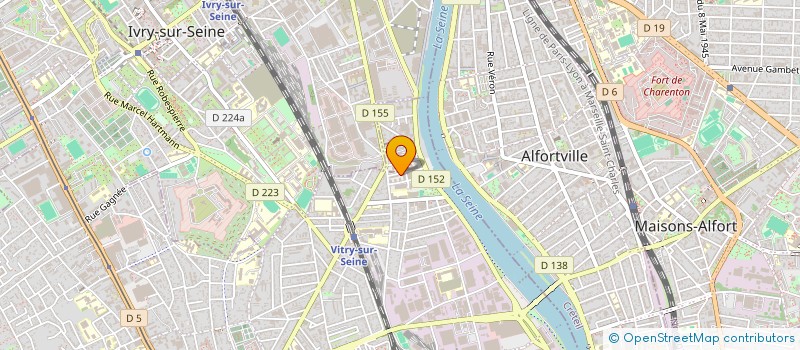 localisation de l'entreprise MONSIEUR PAUL PARFION  VITRY-SUR-SEINE