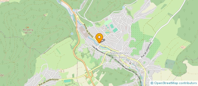 localisation de l'entreprise MONSIEUR PAUL PARHAR  NIEDERBRONN-LES-BAINS