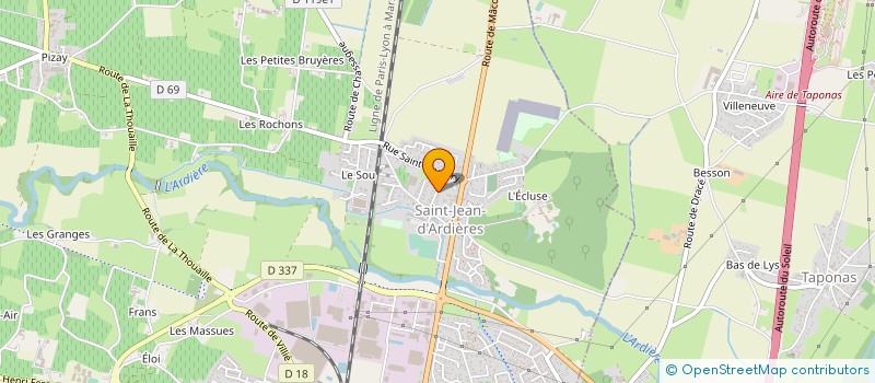 localisation de l'entreprise MONSIEUR PAUL PARIAUD  LANCIE