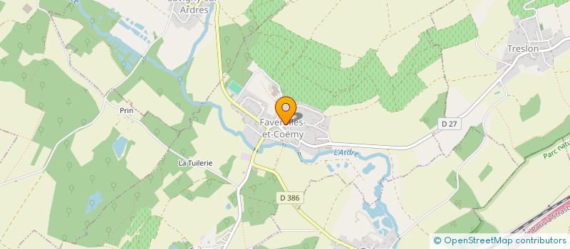 localisation de l'entreprise MONSIEUR PAUL PARIS  LAGERY