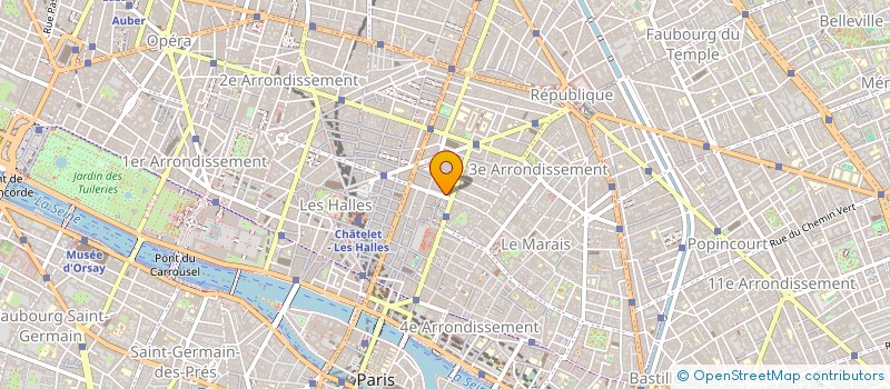 localisation de l'entreprise MONSIEUR PAUL PASQUIER  PARIS