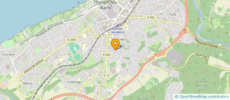 localisation de l'entreprise MONSIEUR PAUL PASTOR FERRAGUT à THONON-LES-BAINS
