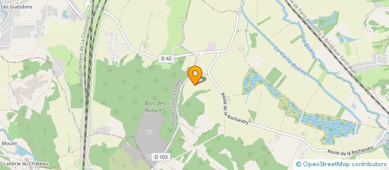 localisation de l'entreprise MONSIEUR PAUL PATRAC  NERSAC