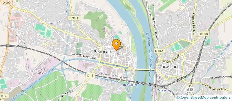 localisation de l'entreprise MONSIEUR PAUL PATRAC  BEAUCAIRE