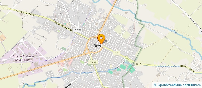 localisation de l'entreprise MONSIEUR PAUL PAUL  REVEL