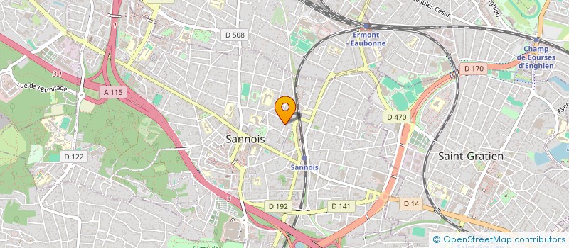 localisation de l'entreprise MONSIEUR PAUL PAUL DESNOYERS  SANNOIS