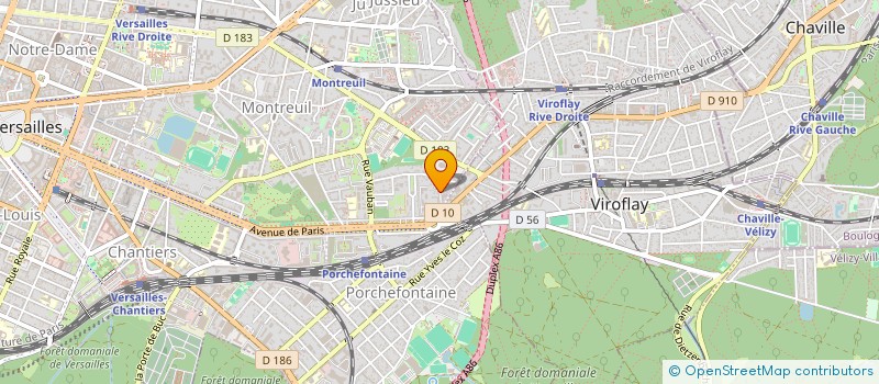 localisation de l'entreprise MONSIEUR PAUL PAUL LEFUR à VERSAILLES