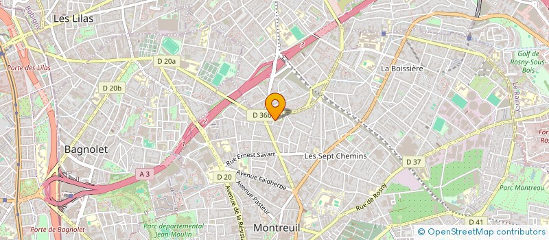 localisation de l'entreprise MONSIEUR PAUL PAUL ROBERT SPADONI à MONTREUIL