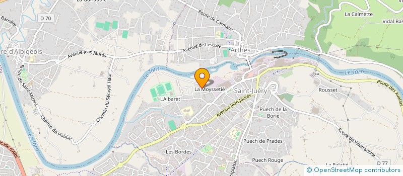 localisation de l'entreprise MONSIEUR PAUL PAUTARD  SAINT JUERY