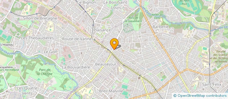 localisation de l'entreprise MONSIEUR PAUL PAVAGEAU à NANTES