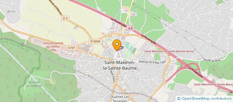 localisation de l'entreprise MONSIEUR PAUL PAYAN à SAINT-MAXIMIN-LA-SAINTE-BAUME