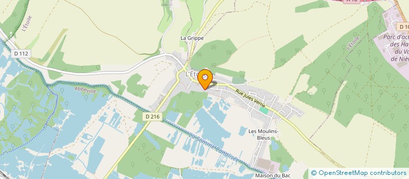 localisation de l'entreprise MONSIEUR PAUL PECQUET  L'ETOILE