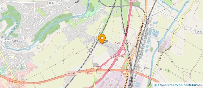 localisation de l'entreprise MONSIEUR PAUL PEGUIN à MIGNE-AUXANCES