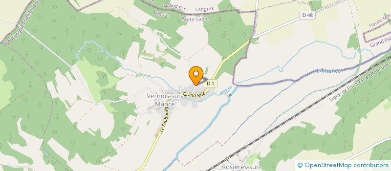 localisation de l'entreprise MONSIEUR PAUL PEIGNEY à VERNOIS-SUR-MANCE