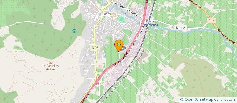 localisation de l'entreprise MONSIEUR PAUL PEKMEZ  CUERS