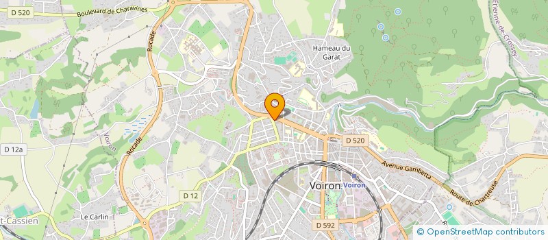 localisation de l'entreprise MONSIEUR PAUL PENICHOUT à VOIRON