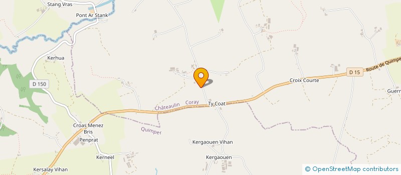 localisation de l'entreprise MONSIEUR PAUL PERENNEC  CORAY