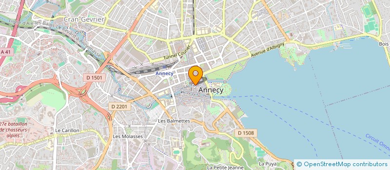 localisation de l'entreprise MONSIEUR PAUL PERETTI à ANNECY