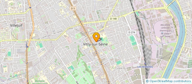 localisation de l'entreprise MONSIEUR PAUL PEREZ à VITRY-SUR-SEINE