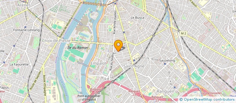 localisation de l'entreprise MONSIEUR PAUL PEREZ  TOULOUSE