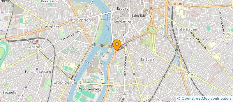 localisation de l'entreprise MONSIEUR PAUL PERPERE  TOULOUSE