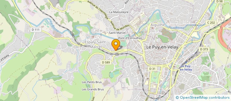 localisation de l'entreprise MONSIEUR PAUL PERRE  ESPALY-SAINT-MARCEL