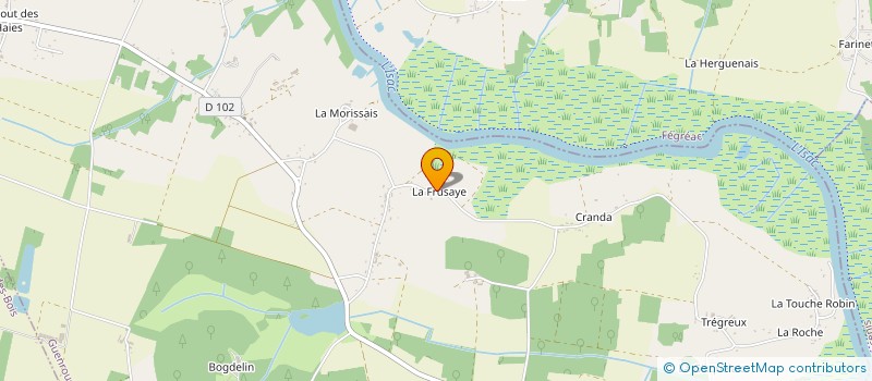 localisation de l'entreprise MONSIEUR PAUL PERREAUX à GUENROUET