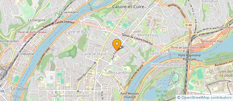 localisation de l'entreprise MONSIEUR PAUL PETIT  CALUIRE-ET-CUIRE