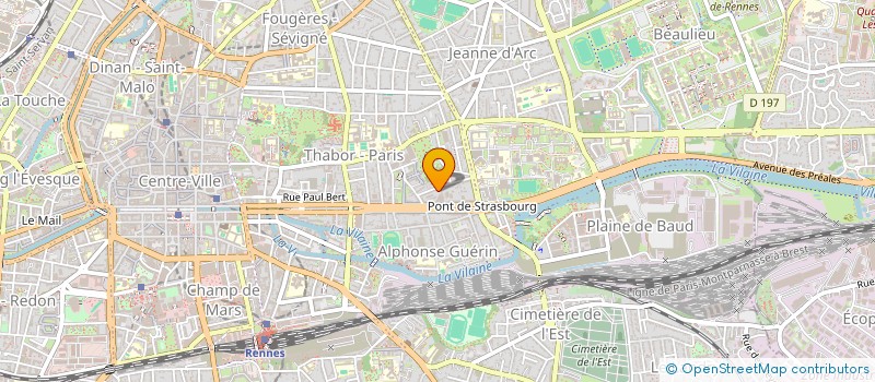 localisation de l'entreprise MONSIEUR PAUL PETIT  RENNES