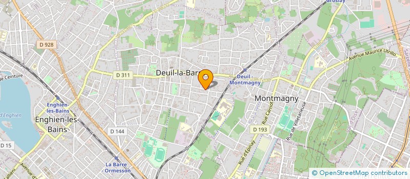 localisation de l'entreprise MONSIEUR PAUL PETRIC  DEUIL-LA-BARRE