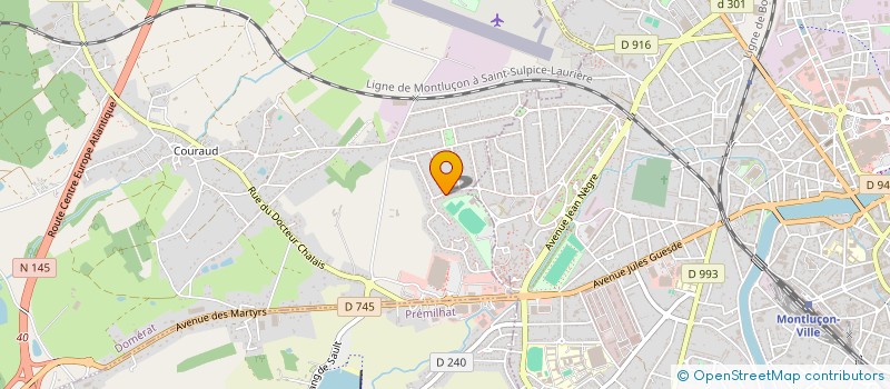 localisation de l'entreprise MONSIEUR PAUL PEYRAT à DOMERAT