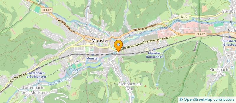localisation de l'entreprise MONSIEUR PAUL PFEMMERT à MUNSTER