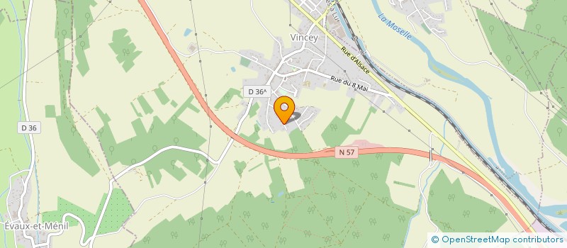 localisation de l'entreprise MONSIEUR PAUL-PHILIPPE REMY  VINCEY