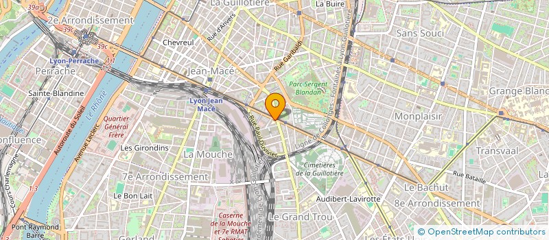 localisation de l'entreprise MONSIEUR PAUL-PHILIPPE VERNIN  LYON