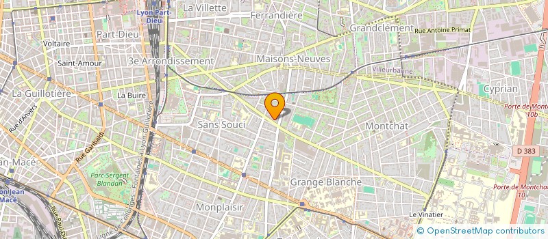 localisation de l'entreprise MONSIEUR PAUL PHIMANAO  LYON