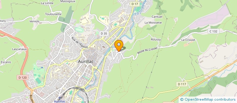 localisation de l'entreprise MONSIEUR PAUL PIALES à AURILLAC