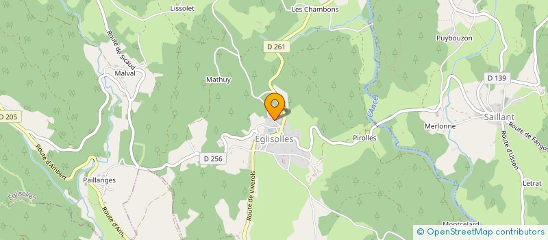 localisation de l'entreprise MONSIEUR PAUL PICARD  SAUVESSANGES