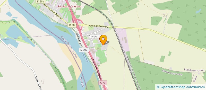 localisation de l'entreprise MONSIEUR PAUL PICARD à POUILLY-SUR-LOIRE