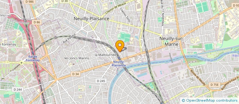 localisation de l'entreprise MONSIEUR PAUL PICHARD  NEUILLY-PLAISANCE