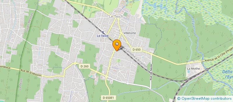 localisation de l'entreprise MONSIEUR PAUL PICHOT  GUJAN-MESTRAS