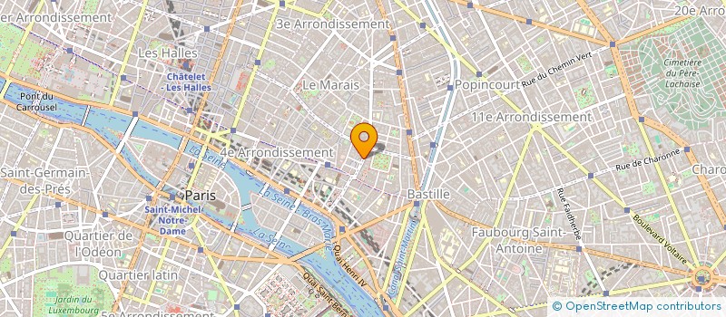 localisation de l'entreprise MONSIEUR PAUL PIETRINI  PARIS